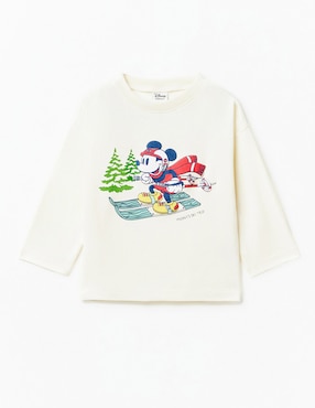 Playera Sfera Disney Manga Larga Para Bebé Niño