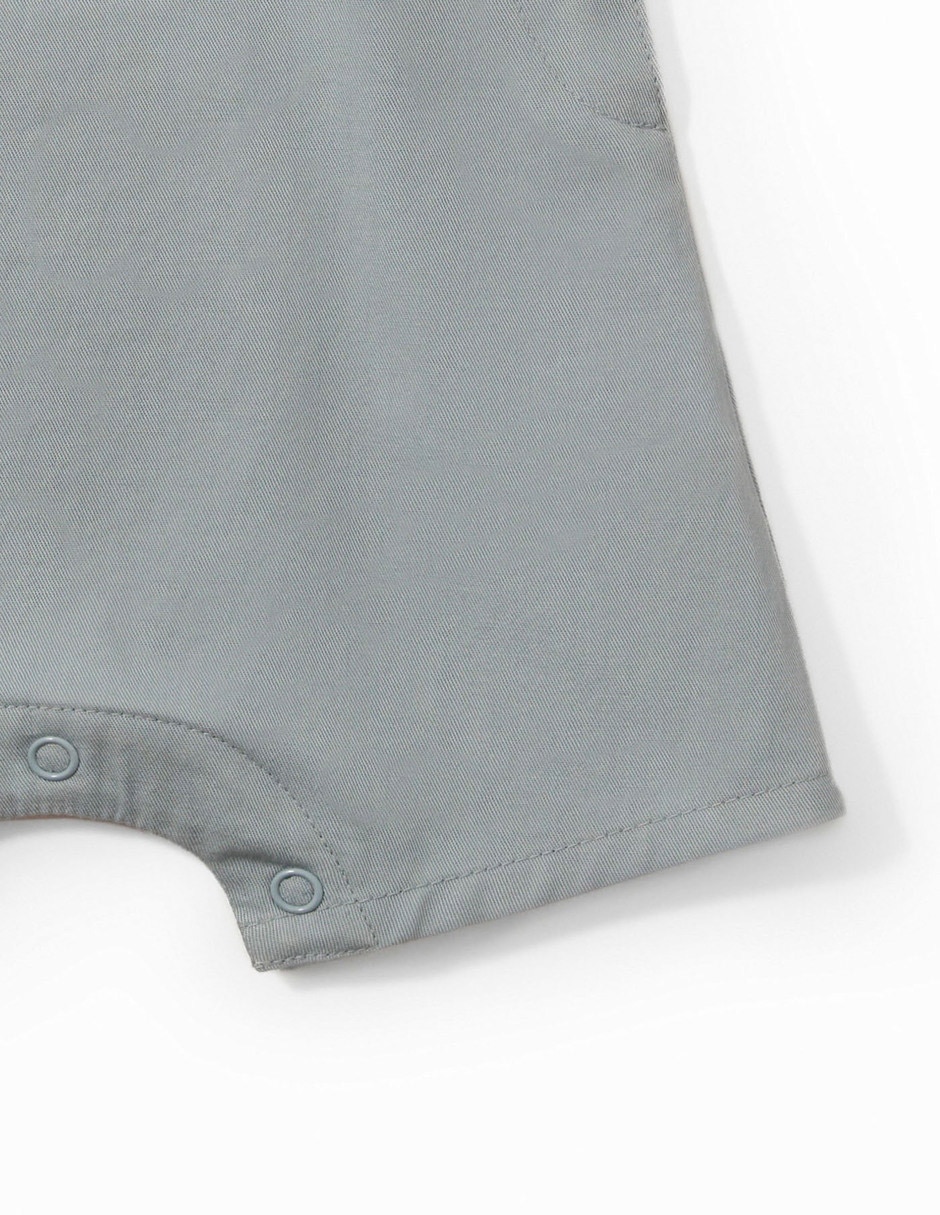 Overol short de algodón para bebé niño 3