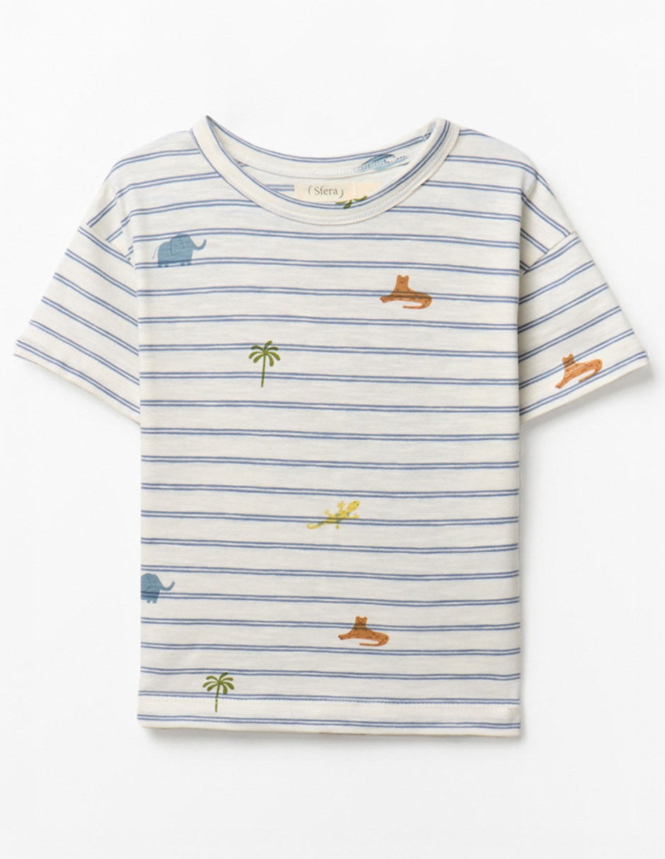 Playera manga corta para niño Playera manga corta para niño